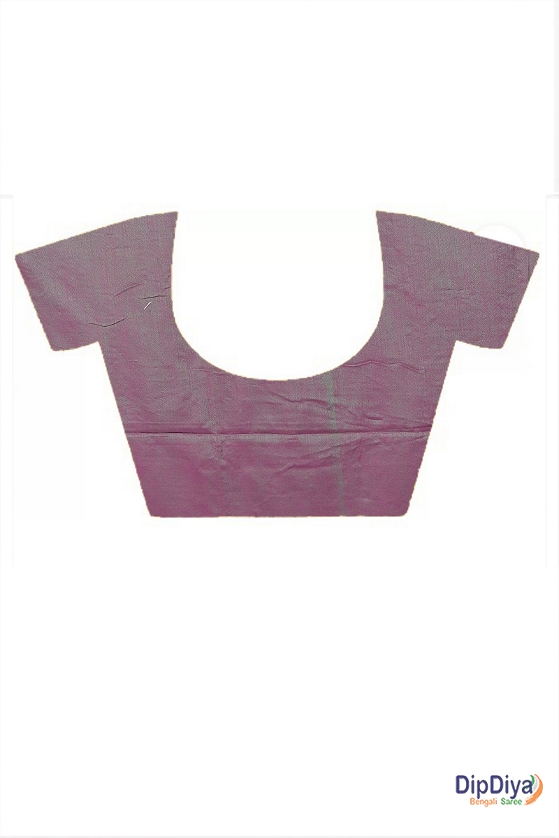 Smoke Grey Cotton Blended Paru Hand Loom Saree (547)